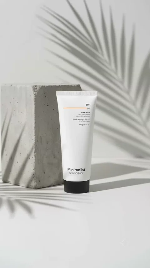 AI Generated Sunscreen Commercial Shot